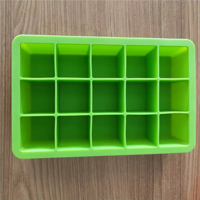 15-Cube Silicone Ice Tray