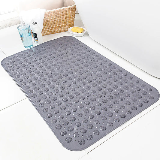Large Non-Slip Bath Mat with Suction Cups (27.5x13.8 in)