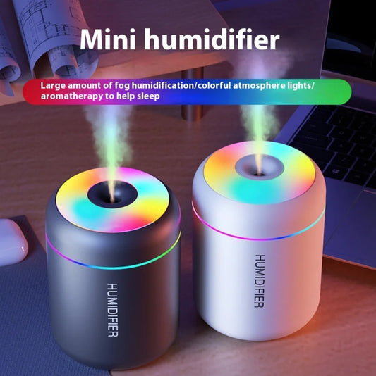 Mini Silent 7-Colour Ambient Light Humidifier