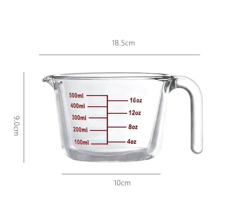 Glass Measuring Jug – Oz, Pints & ML