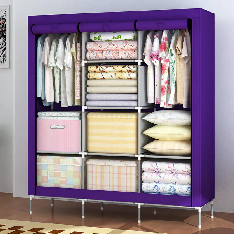 Easy-Assemble Wardrobe & Storage Cabinet (lightweight)