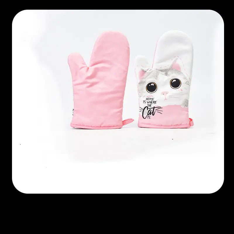 High-Temperature Heat-Resistant Oven Gloves