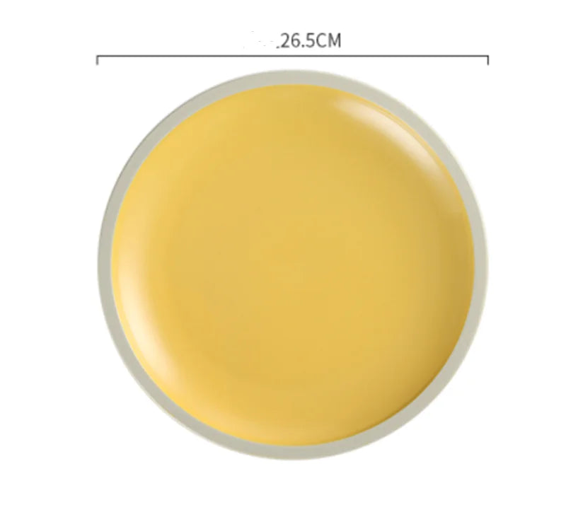 Morandi Matte Ceramic Dinner Plates