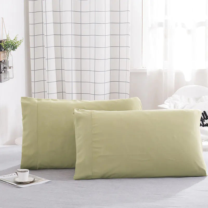 Solid Colour Pillowcase Set (2-Pack)