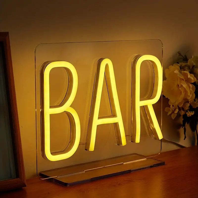 LED “BAR” Neon Sign (USB Powered)