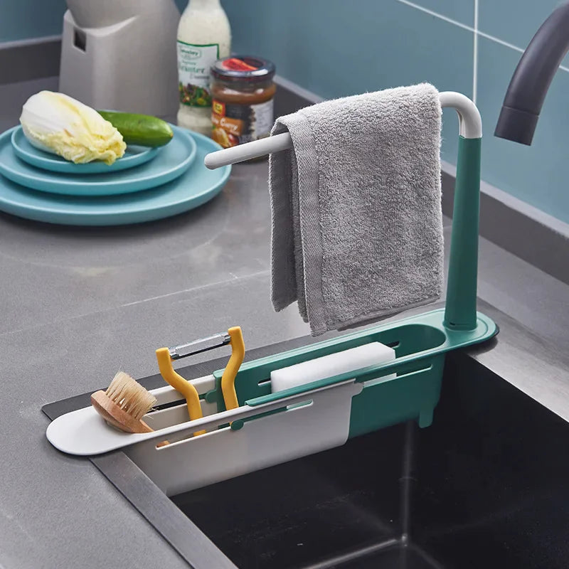 Expandable Sink Storage Rack (aka the Sink-Side Life Organiser)